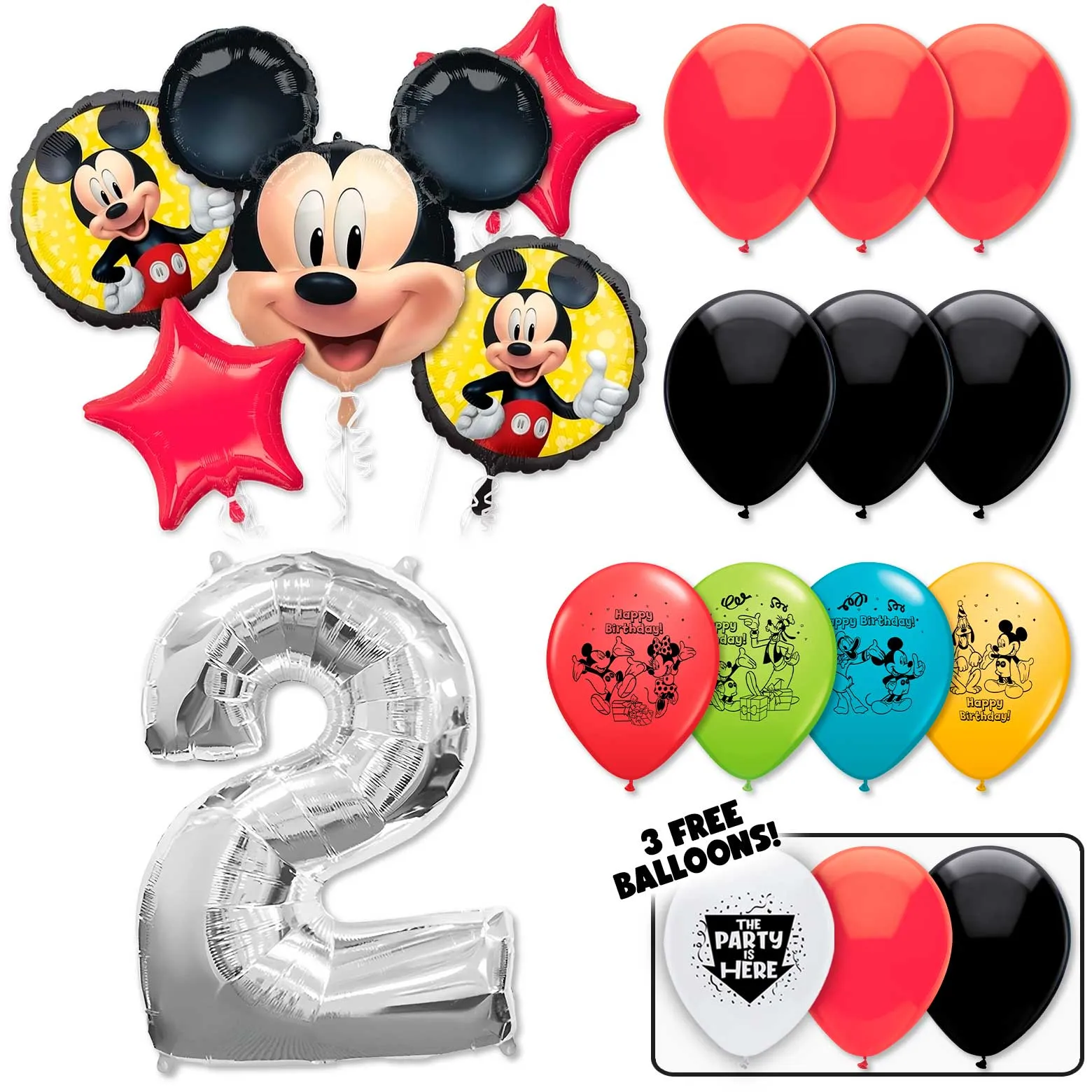 Mickey Mouse Deluxe Balloon Bouquet