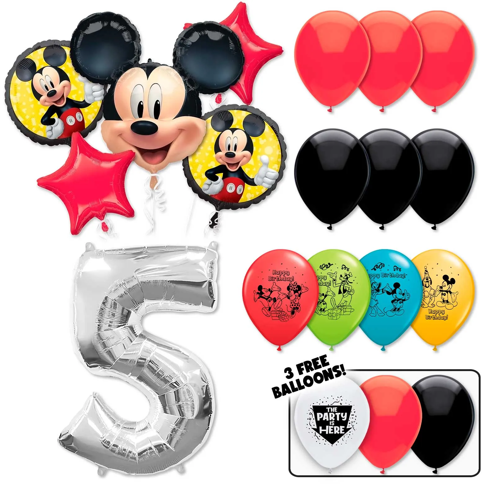 Mickey Mouse Deluxe Balloon Bouquet