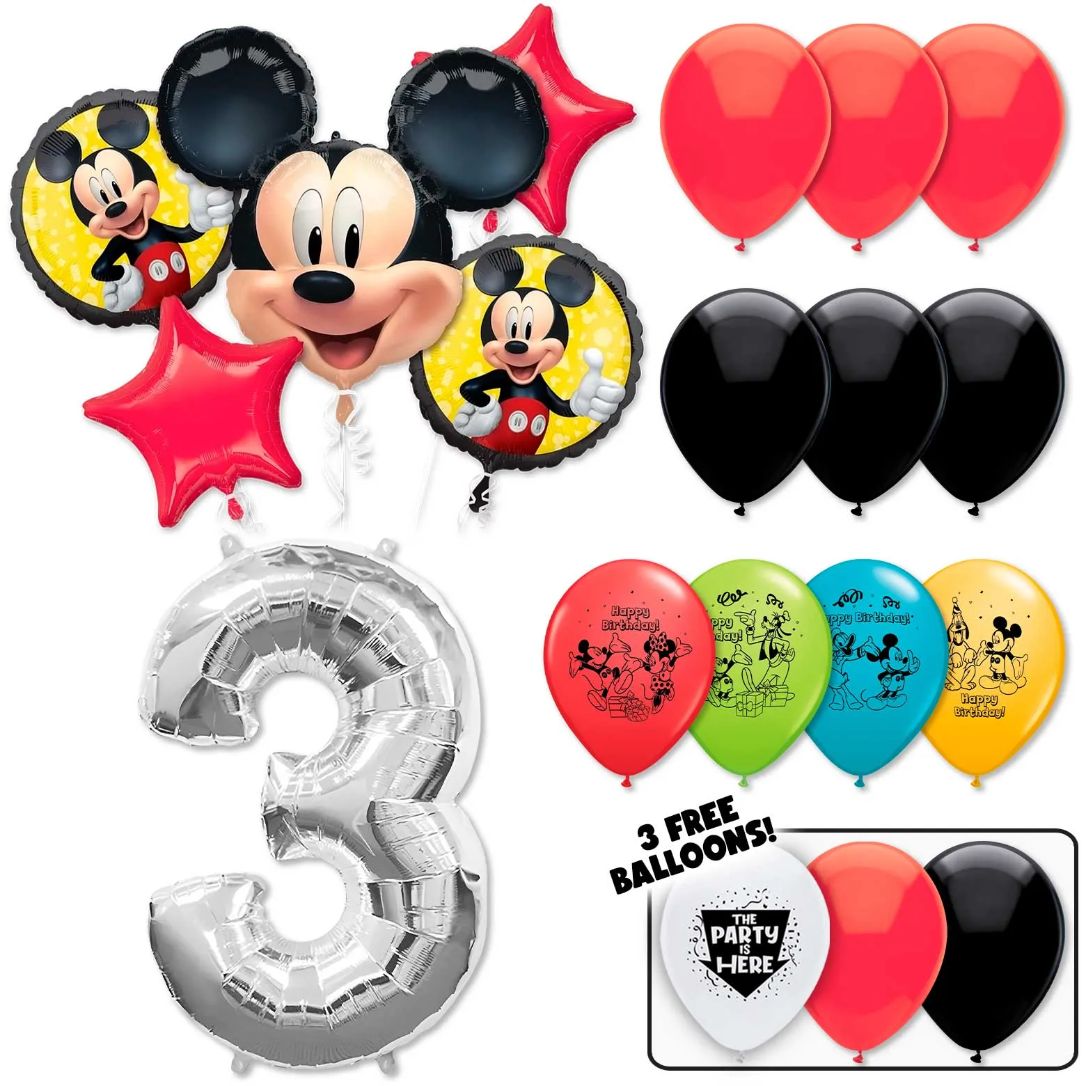 Mickey Mouse Deluxe Balloon Bouquet