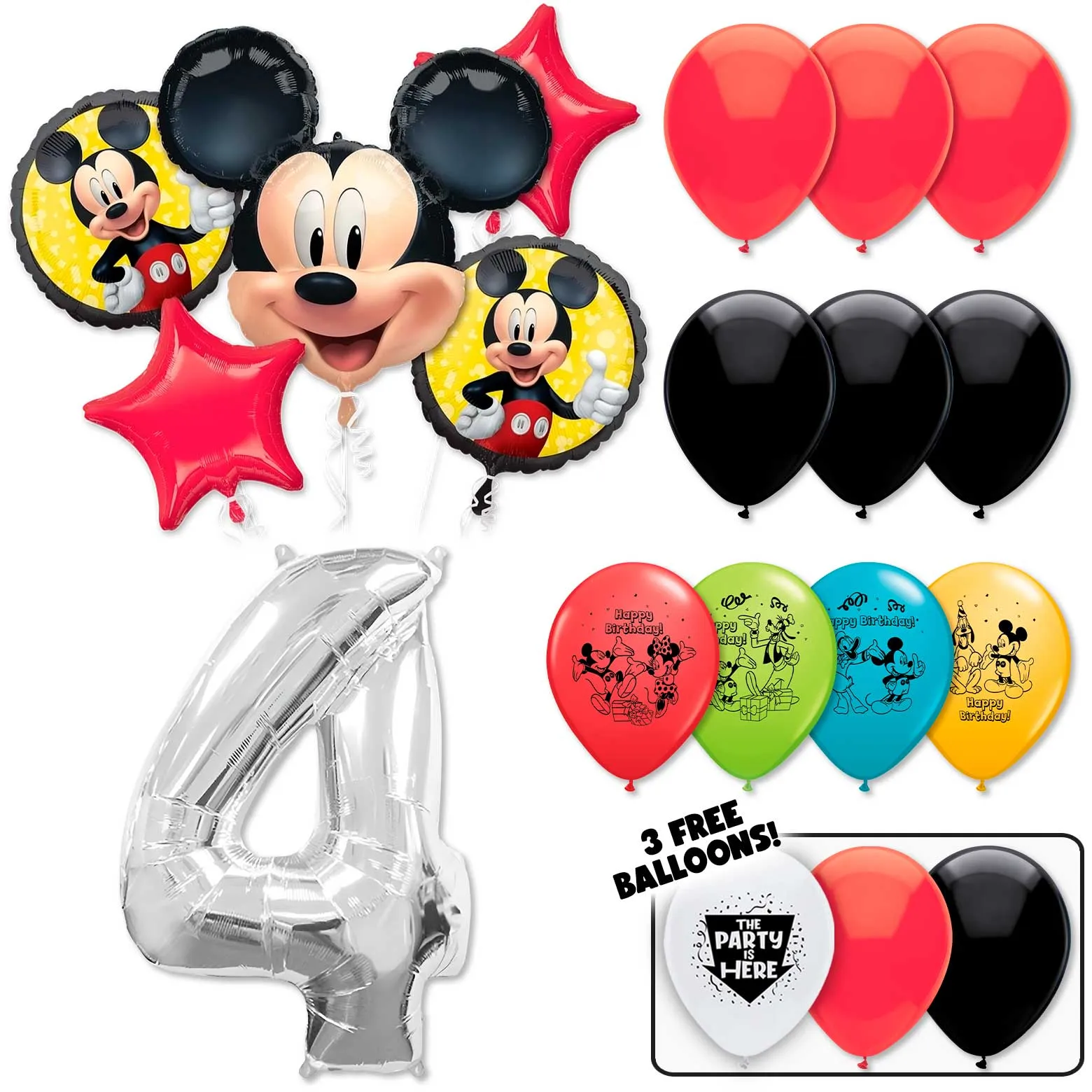 Mickey Mouse Deluxe Balloon Bouquet