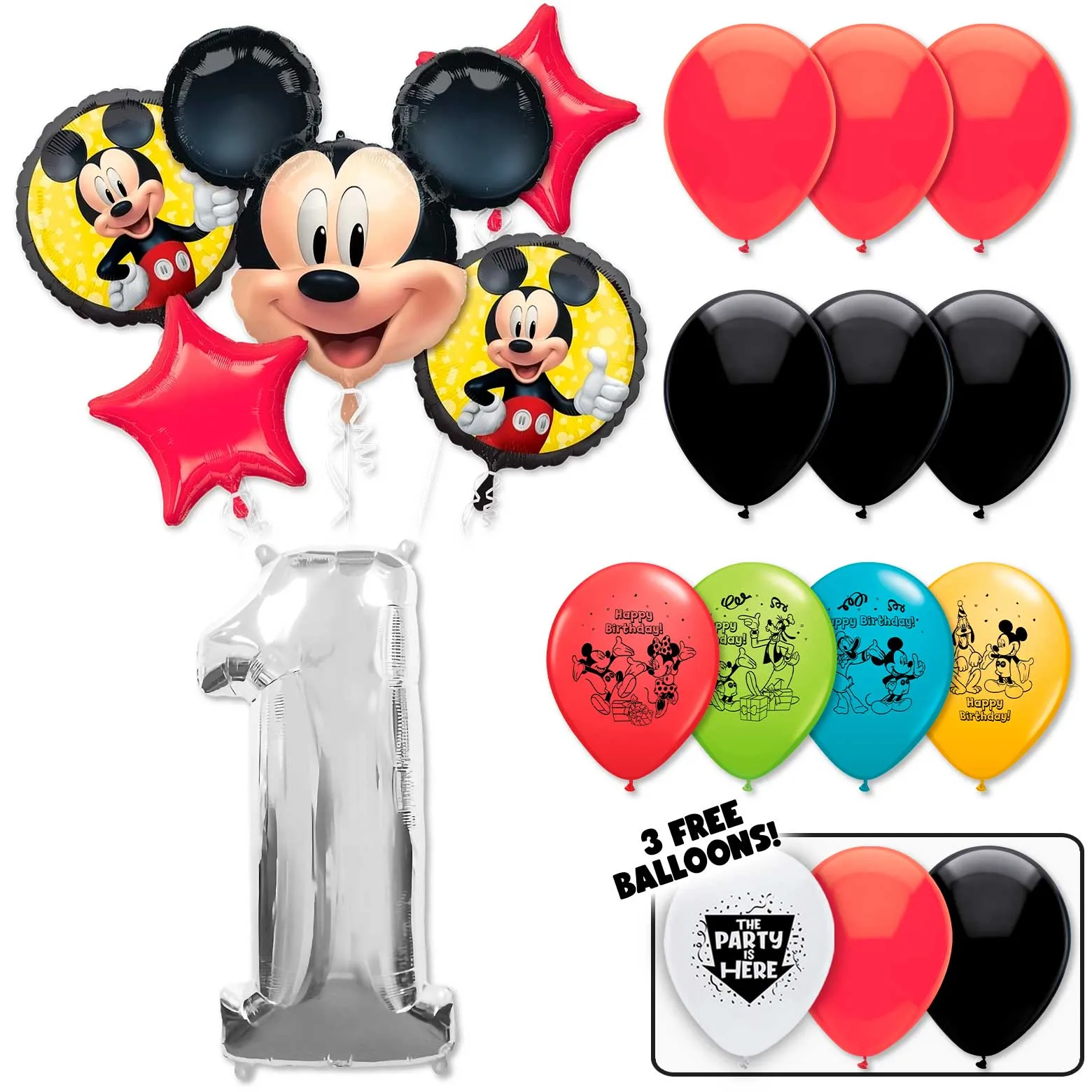 Mickey Mouse Deluxe Balloon Bouquet