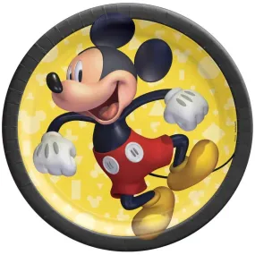 Mickey Mouse Forever Plates - Lunch 8 Pkt