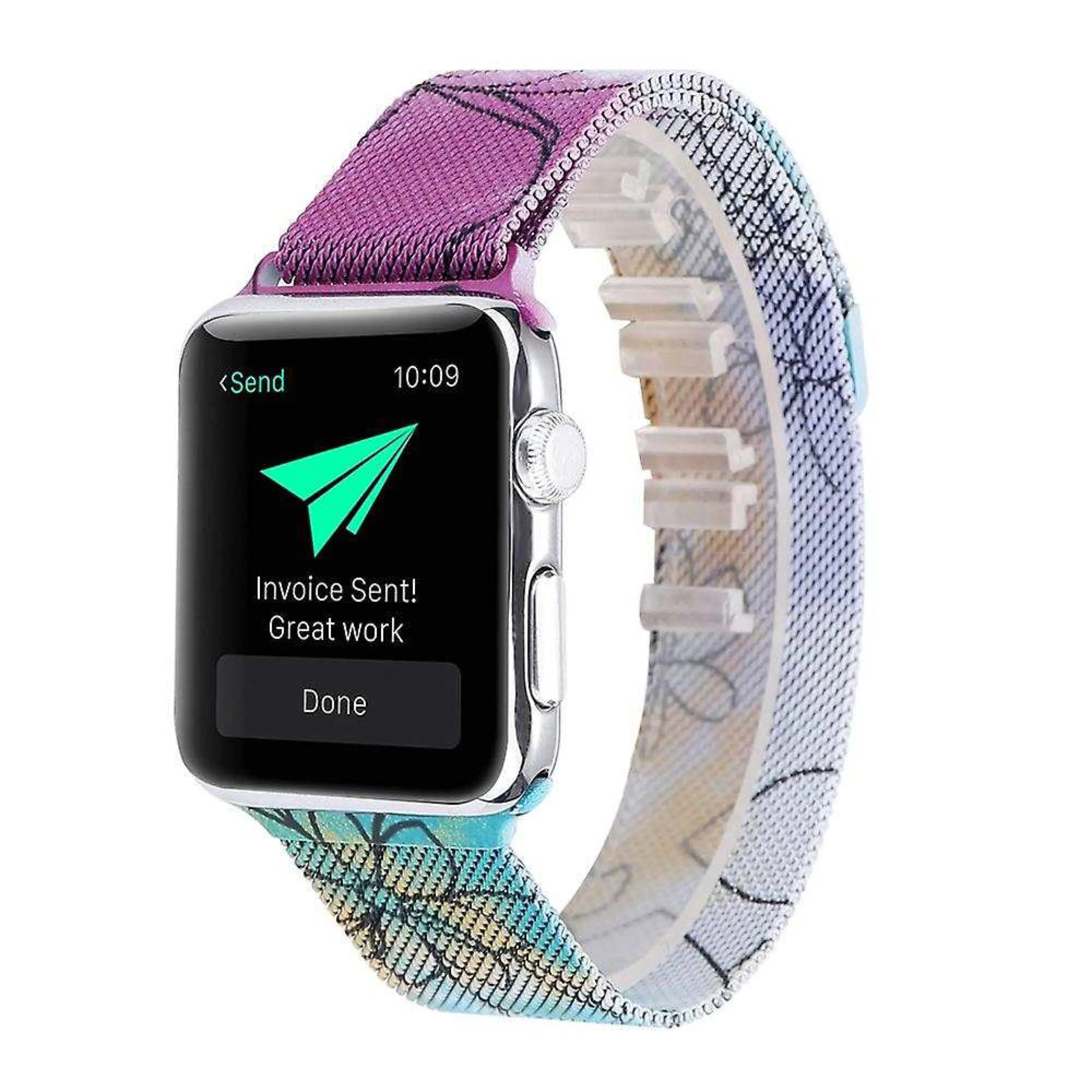 Milanese Loop Band For Apple Watch Multiple Prints Available