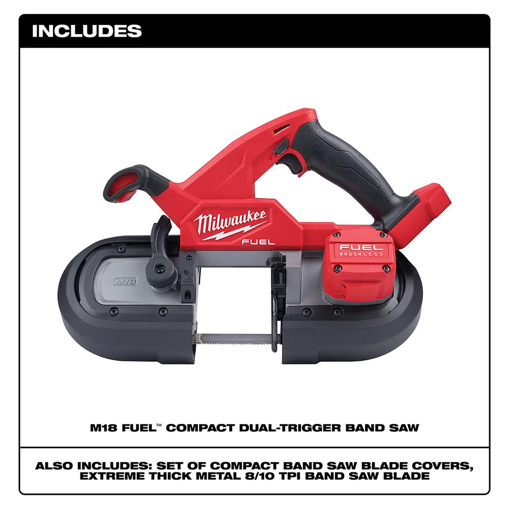 Milwaukee 2829S-20 M18 Fuel Compact Dual-Trigger Band Saw