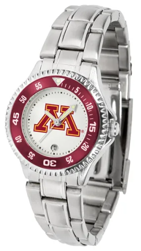 Minnesota Gophers Competitor Steel Ladies Watch