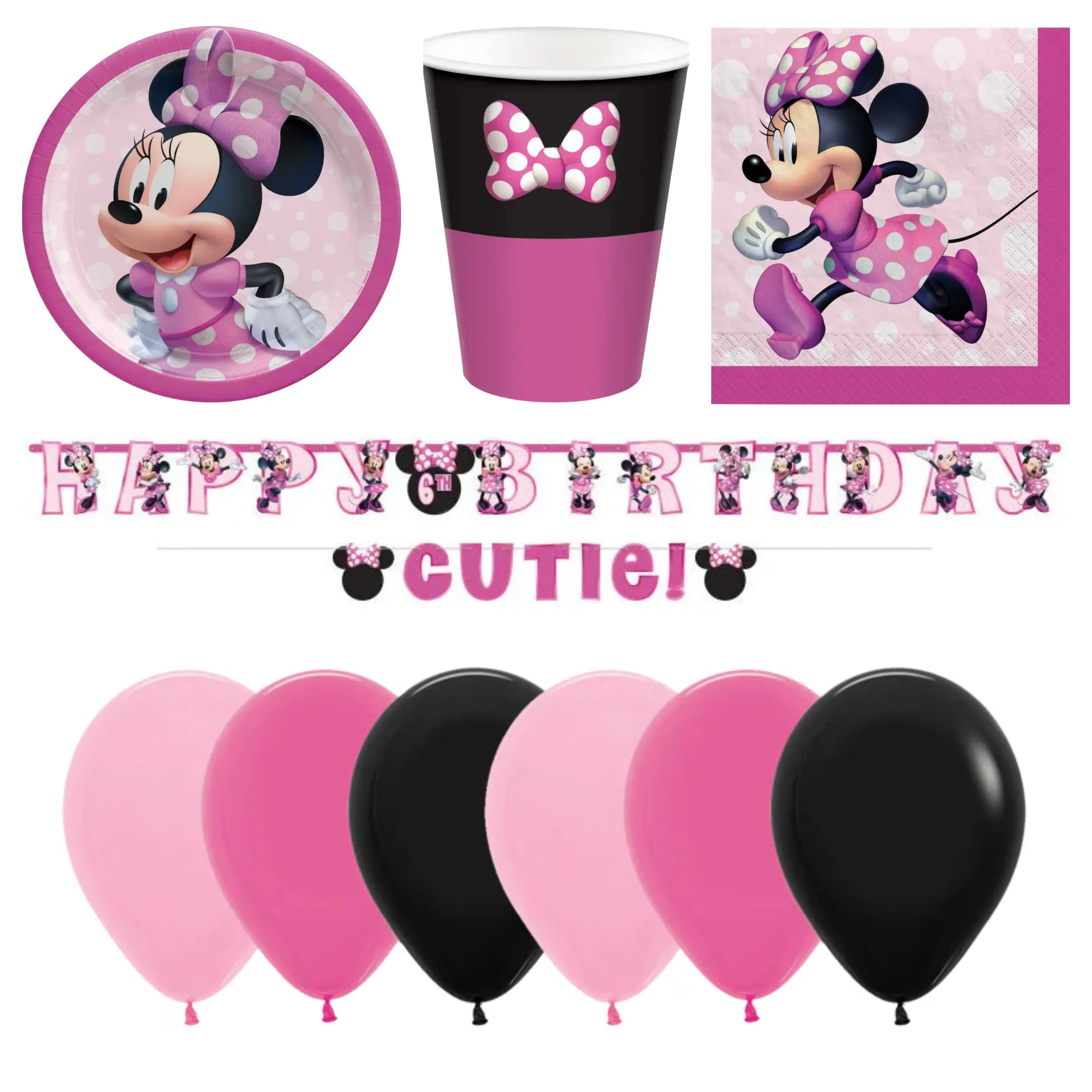 Minnie Mouse Party Essentials for 8 - SAVE 11%