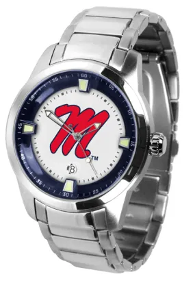 Mississippi Rebels Titan Steel Men’s Watch