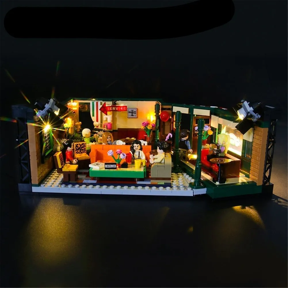 MOC  Compatible  LED Light Kit for 21319 Central Perk Building Blocks Set (NOT Include the Model) Bricks toys