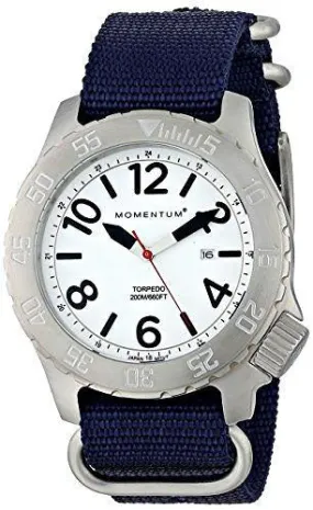 Momentum TORPEDO SS, SAPPHIRE, LRG, LUMINOUS, BLUE WEB NATO NYLON BAND