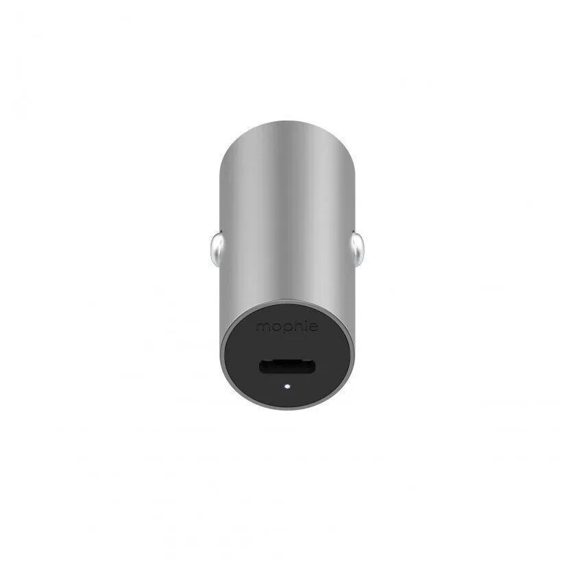 Mophie 18W USB C PD Car Charger Aluminium Silver - 409903474