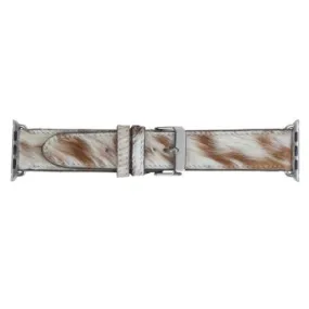 Myra Bag: "DUKE-WUKE HAIR-ON LEATHER WATCH BAND"