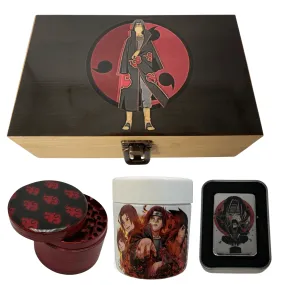 Naruto Itachi Uchiha Anime Bamboo Stash Box Set