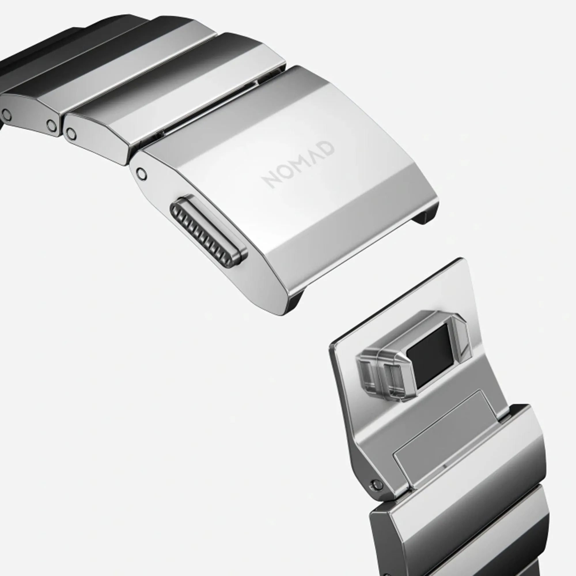 Nomad Stainless Steel Band (Version 2) for Apple Watch all Series use 49mm / 45mm / 44mm / 42mm )