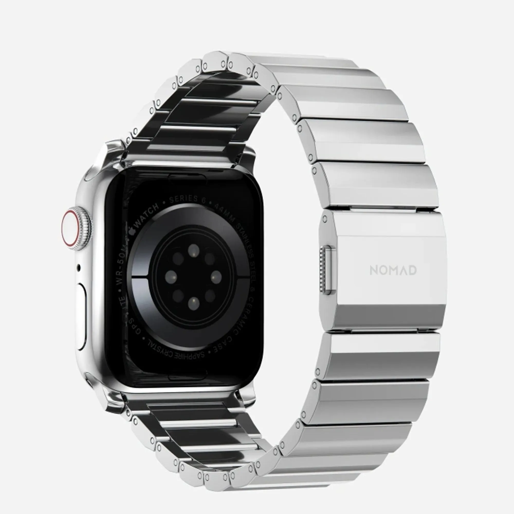 Nomad Stainless Steel Band (Version 2) for Apple Watch all Series use 49mm / 45mm / 44mm / 42mm )