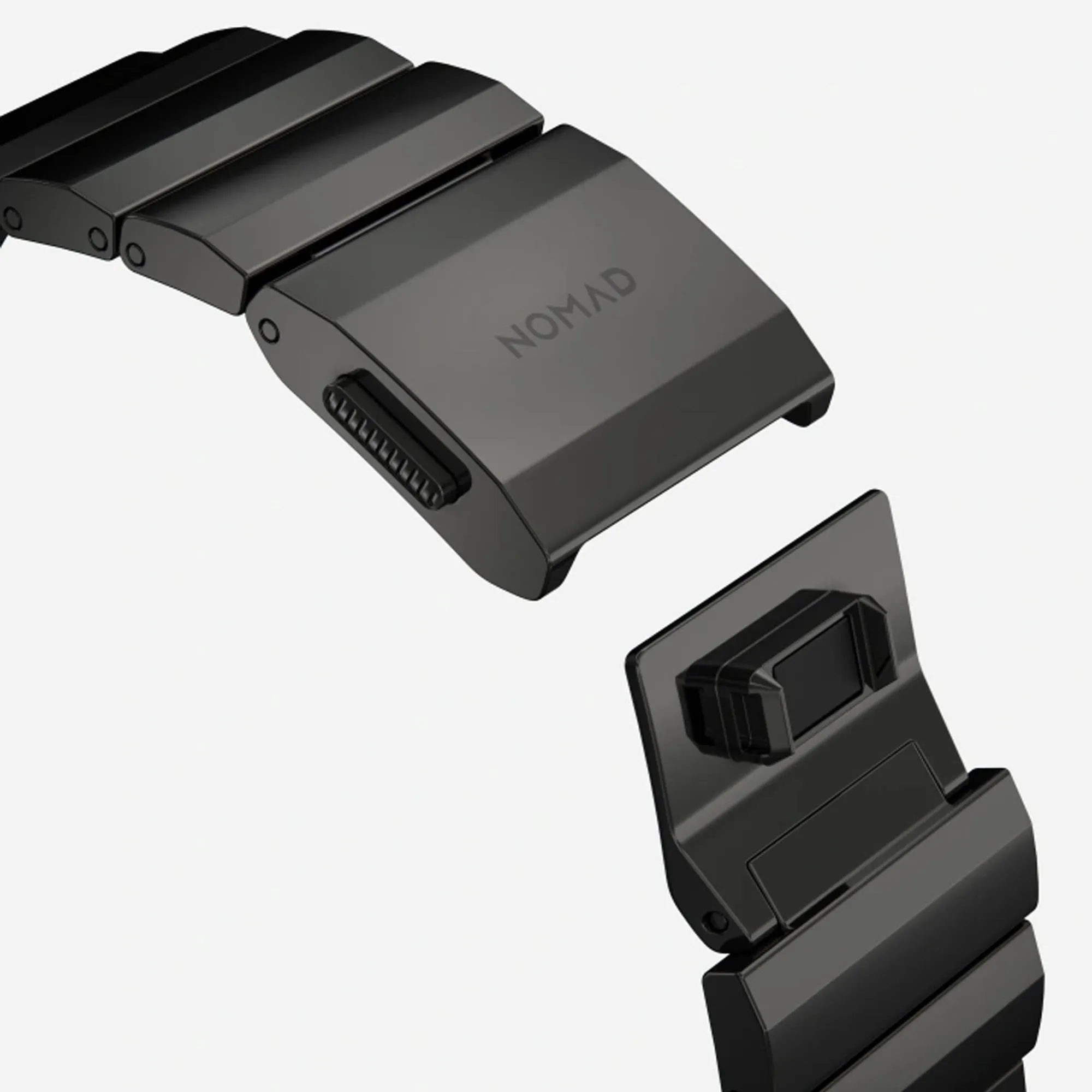 Nomad Stainless Steel Band (Version 2) for Apple Watch ALL Ultra & 42/44/45/49MM - Graphite ( Barcode: 856500018157 )