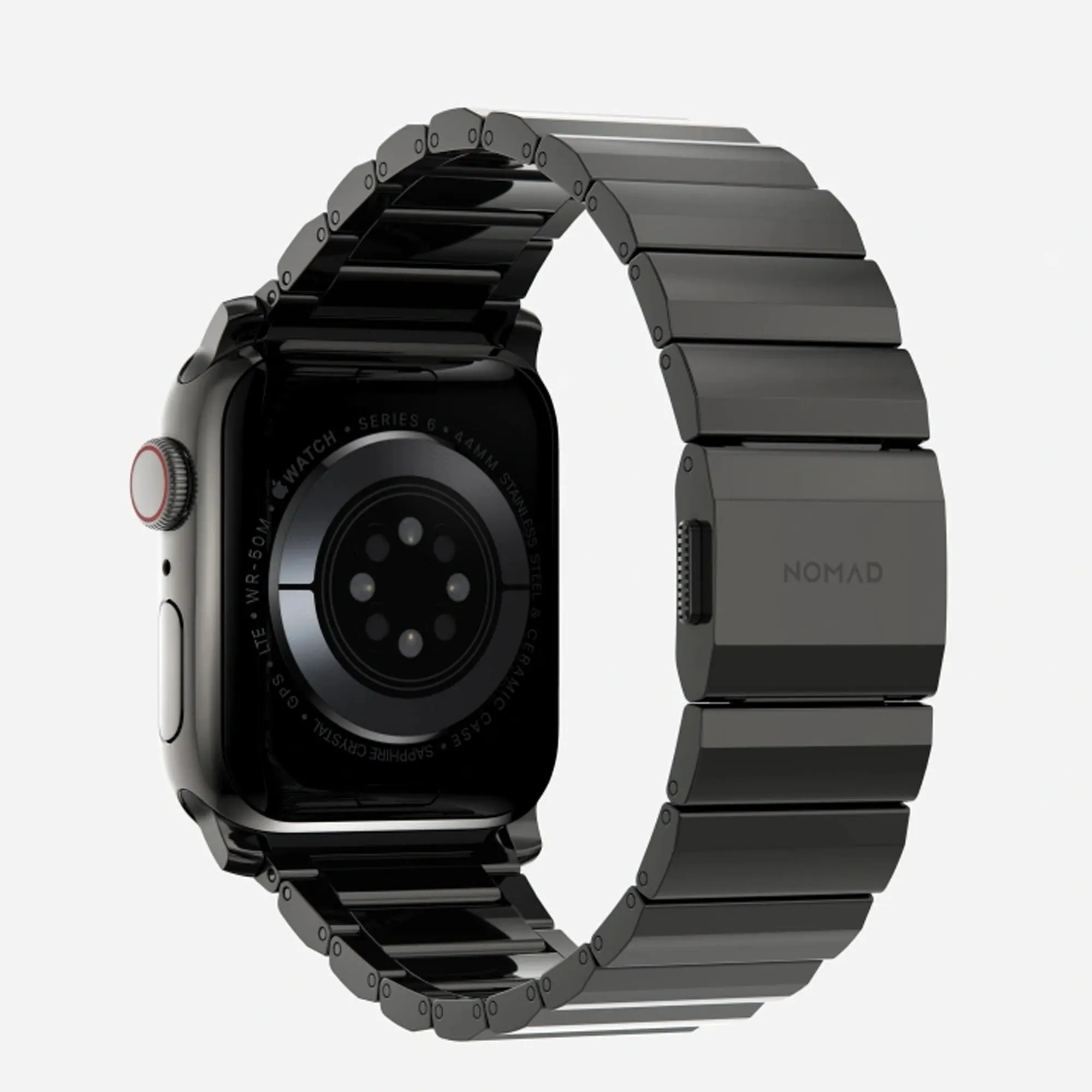 Nomad Stainless Steel Band (Version 2) for Apple Watch ALL Ultra & 42/44/45/49MM - Graphite ( Barcode: 856500018157 )