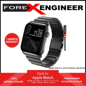 Nomad Stainless Steel Band (Version 2) for Apple Watch ALL Ultra & 42/44/45/49MM - Graphite ( Barcode: 856500018157 )