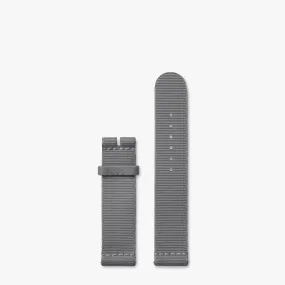 NOMOS TEXTILE STRAP DARK GRAY, WOVEN, WATERPROOF, M (5865)