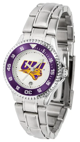 Northern Iowa Competitor Steel Ladies Watch