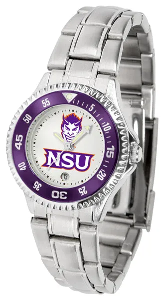 Northwestern State Competitor Steel Ladies Watch