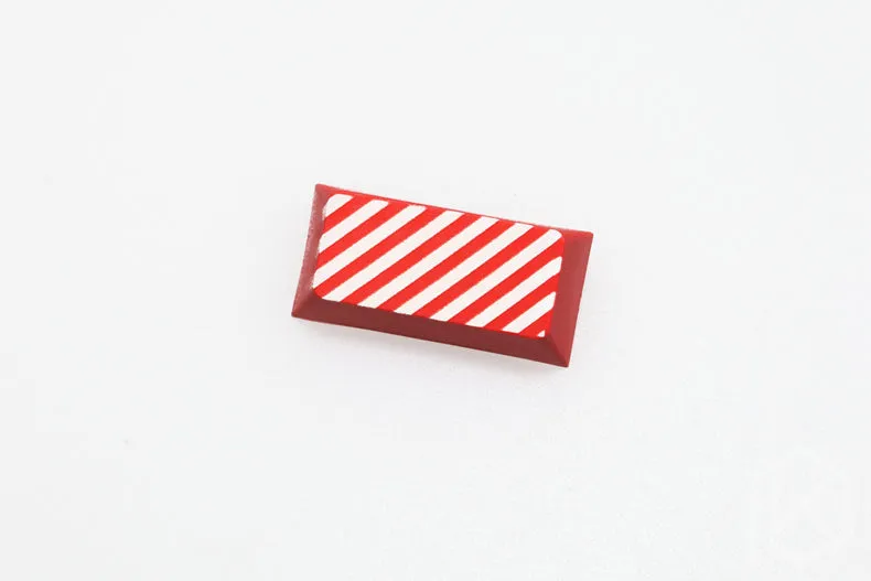 Novelty cherry profile dip dye sculpture pbt keycap for mechanical keyboard laser etched legend Stripe backspace red