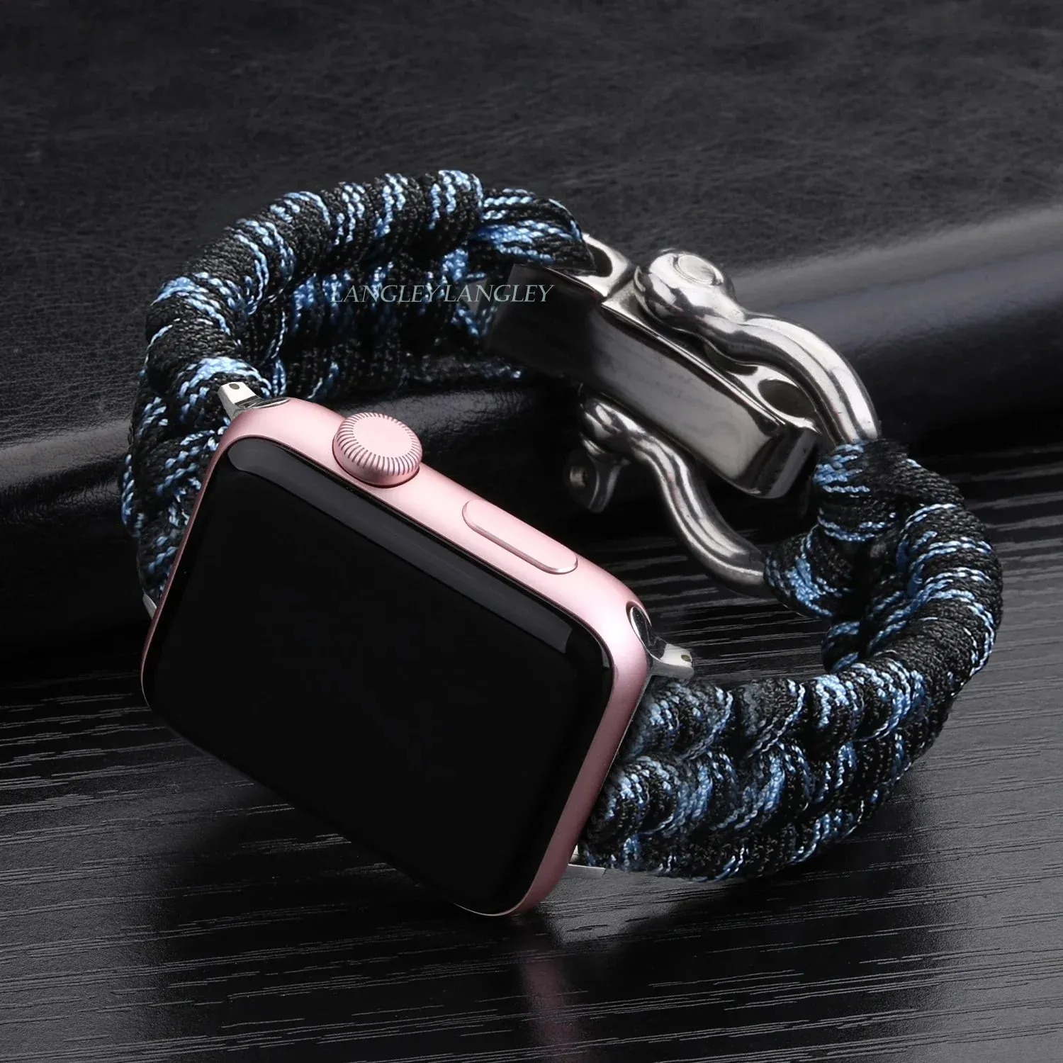 Nylon Rope Survival Paracord Watch Band for Apple Watch Series 6 5 7 SE
for 38mm 40mm 41mm 42mm 44mm 45mm