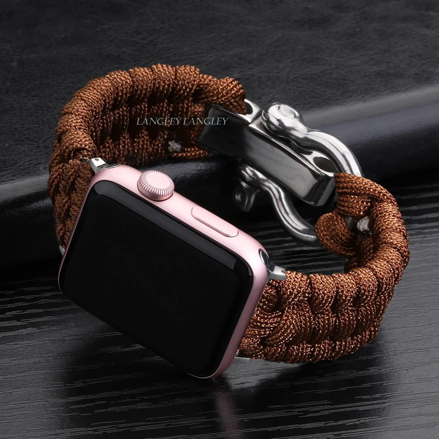 Nylon Rope Survival Paracord Watch Band for Apple Watch Series 6 5 7 SE
for 38mm 40mm 41mm 42mm 44mm 45mm