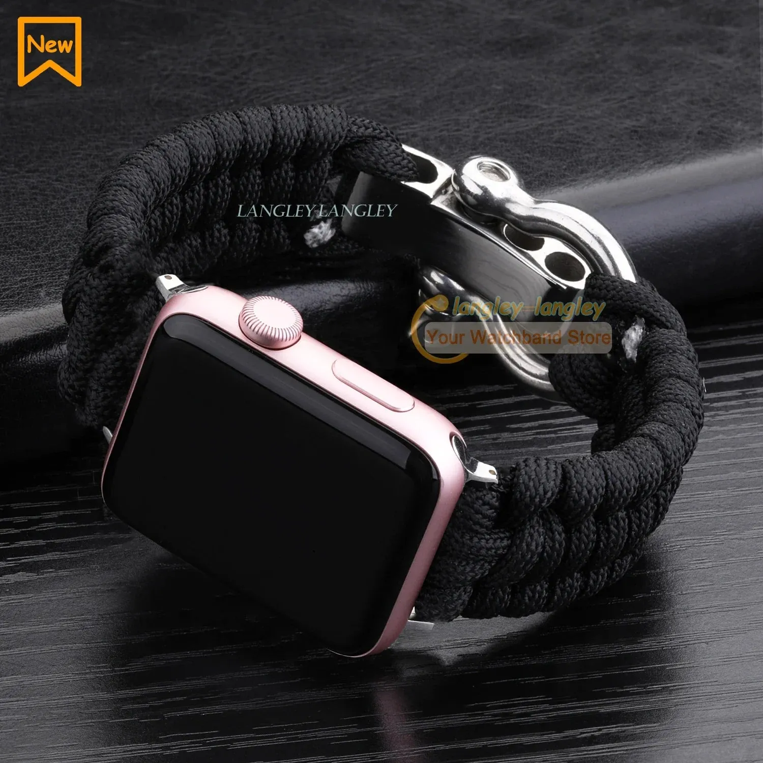 Nylon Rope Survival Paracord Watch Band for Apple Watch Series 6 5 7 SE
for 38mm 40mm 41mm 42mm 44mm 45mm