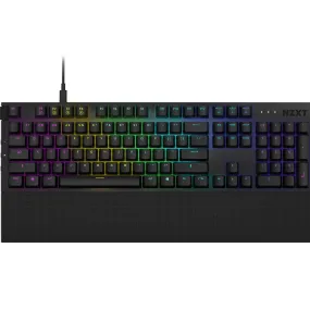 NZXT Function RGB Black Mechanical Gaming Keyboard Gateron Red Wired