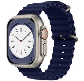 Ocean Band Compatible with Apple Watch 42MM 44MM 45MM 49MM-Blue