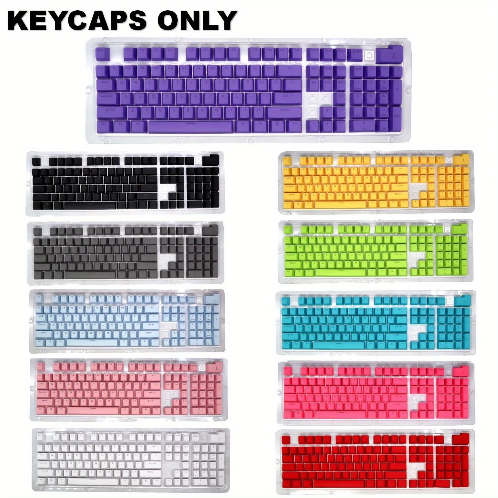 OEM Profile Double-shot ABS Keycaps Kit: Elevate Your Mechanical Keyboard Experience