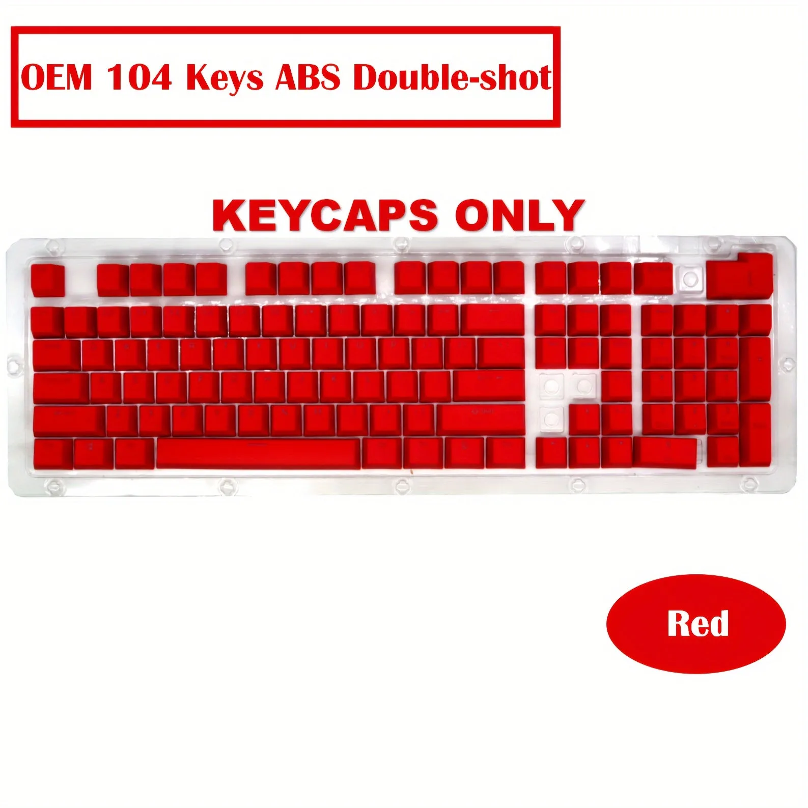 OEM Profile Double-shot ABS Keycaps Kit: Elevate Your Mechanical Keyboard Experience