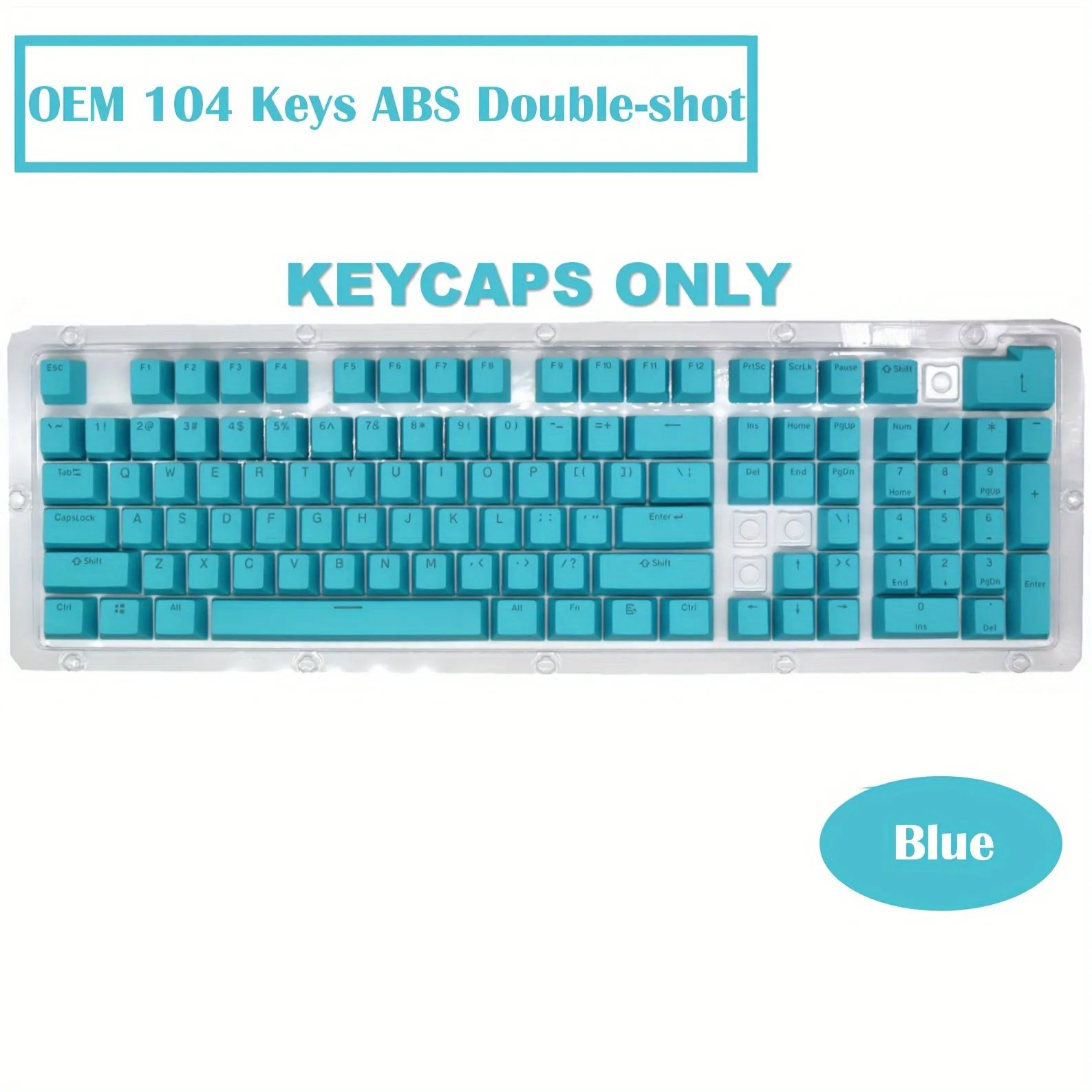 OEM Profile Double-shot ABS Keycaps Kit: Elevate Your Mechanical Keyboard Experience