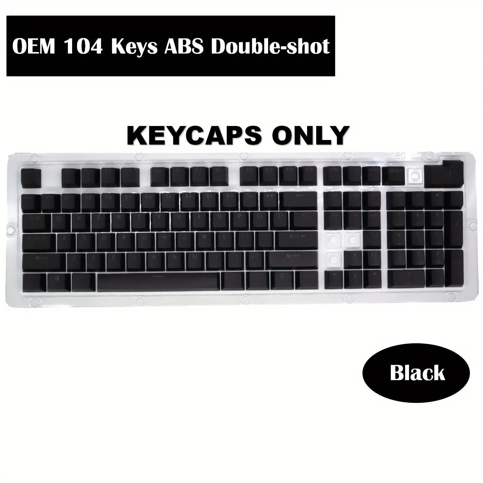 OEM Profile Double-shot ABS Keycaps Kit: Elevate Your Mechanical Keyboard Experience