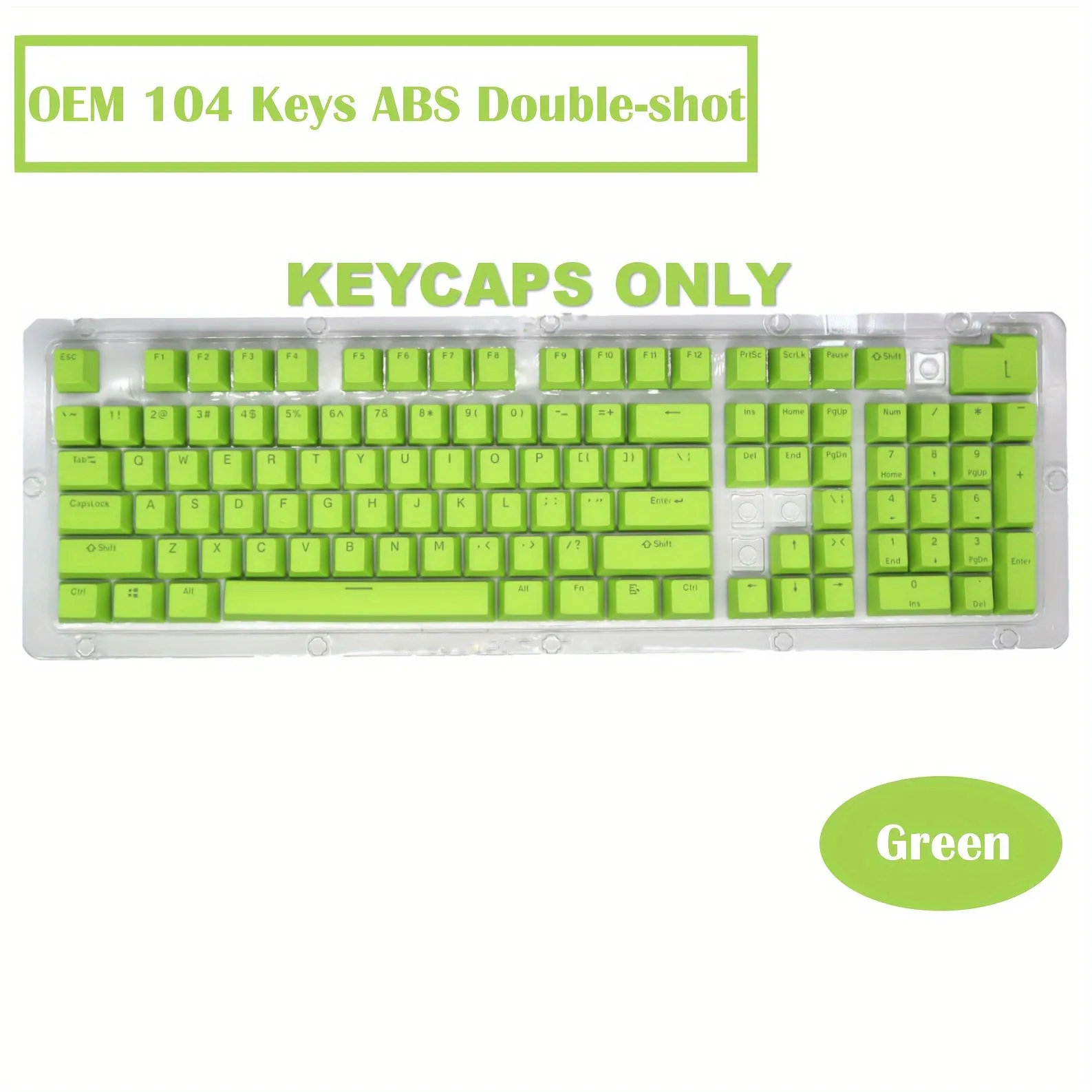 OEM Profile Double-shot ABS Keycaps Kit: Elevate Your Mechanical Keyboard Experience