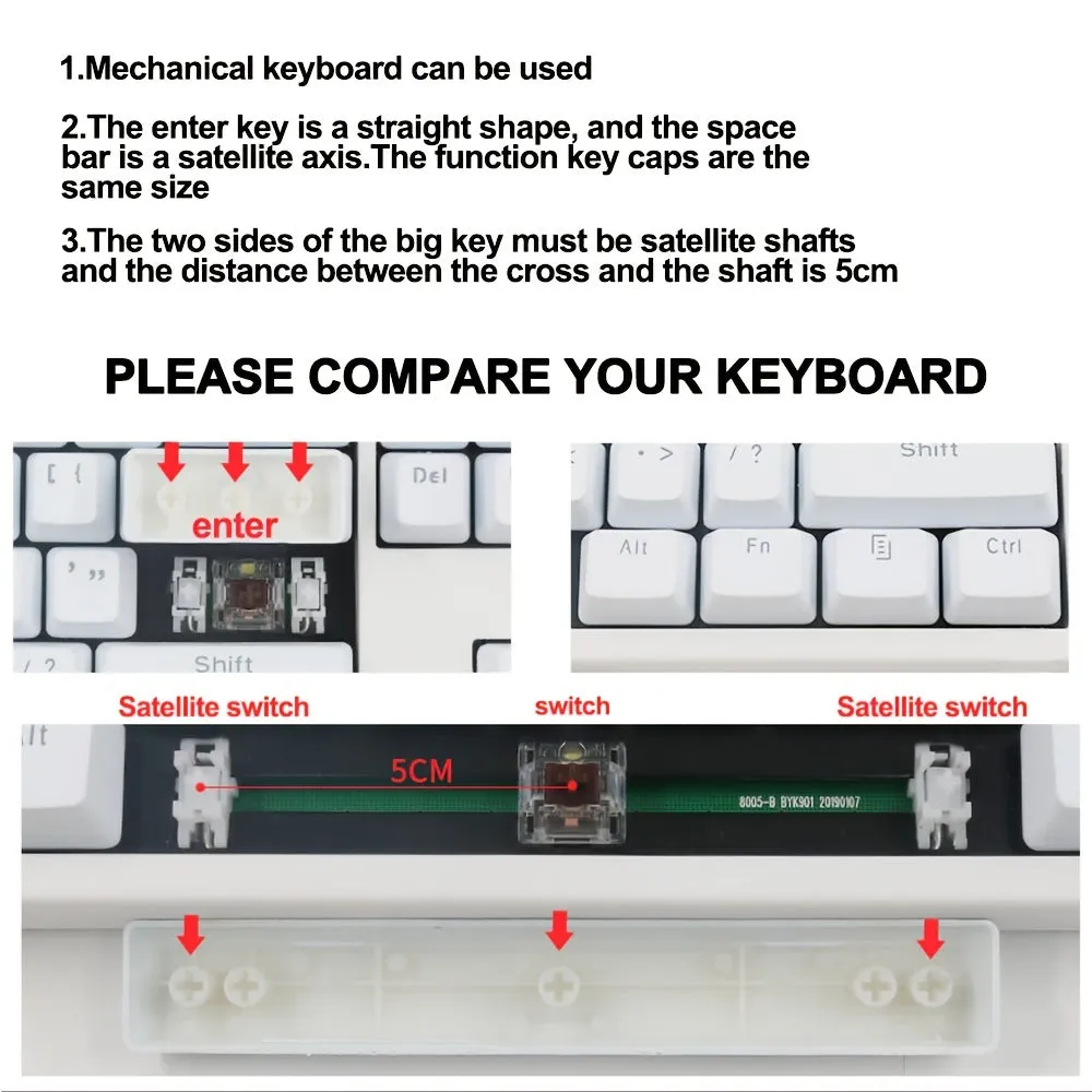 OEM Profile Double-shot ABS Keycaps Kit: Elevate Your Mechanical Keyboard Experience