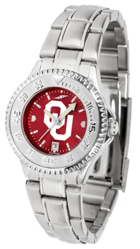 Oklahoma Sooners Competitor Steel Ladies Watch - AnoChrome