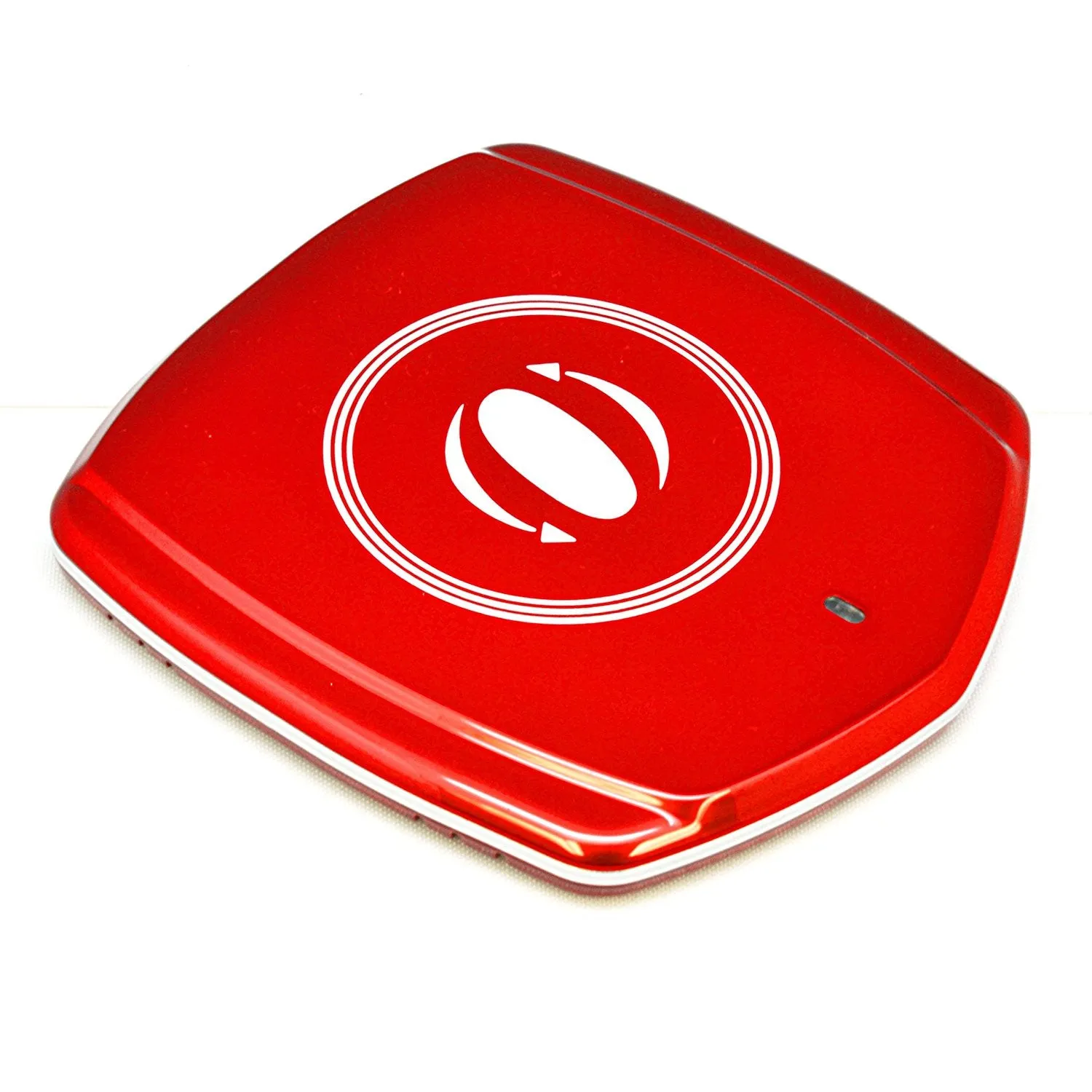 OREI Wireless Charger Charging Pad Station for Samsung S6 / S6 Edge, Nexus 4 / 5 / 6 / 7 and All Qi-Enabled Devices - Frustration-Free Packaging - RED