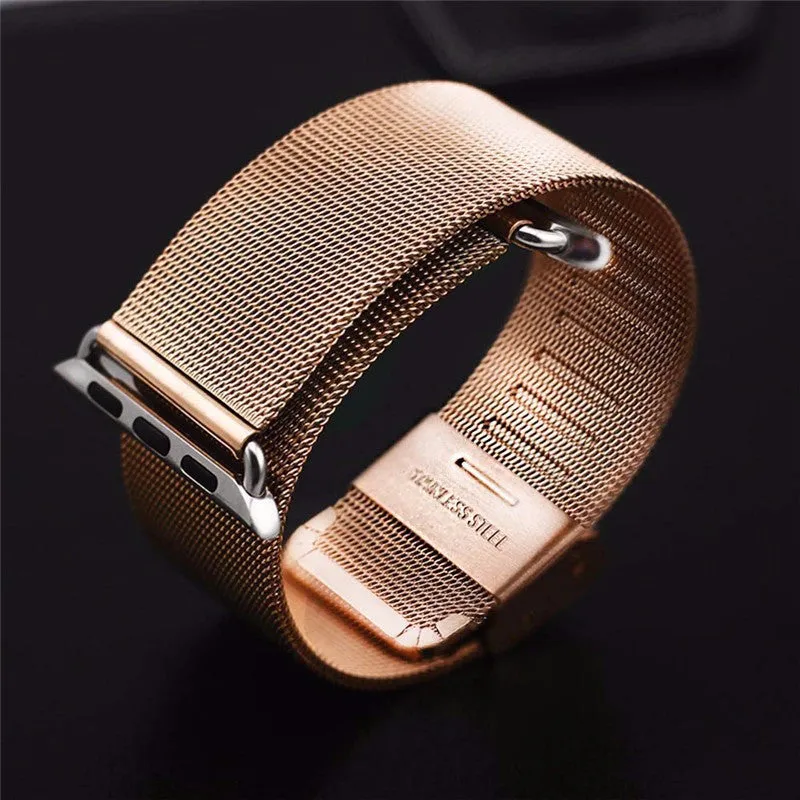 Original Milanese Loop strap & Link Bracelet Stainless Steel band for apple watch 42mm 38mm Watchband