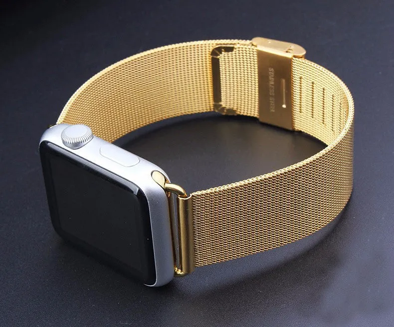 Original Milanese Loop strap & Link Bracelet Stainless Steel band for apple watch 42mm 38mm Watchband