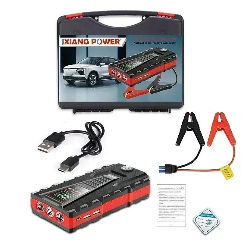 Portable Car Battery Booster and Emergency Lighting System