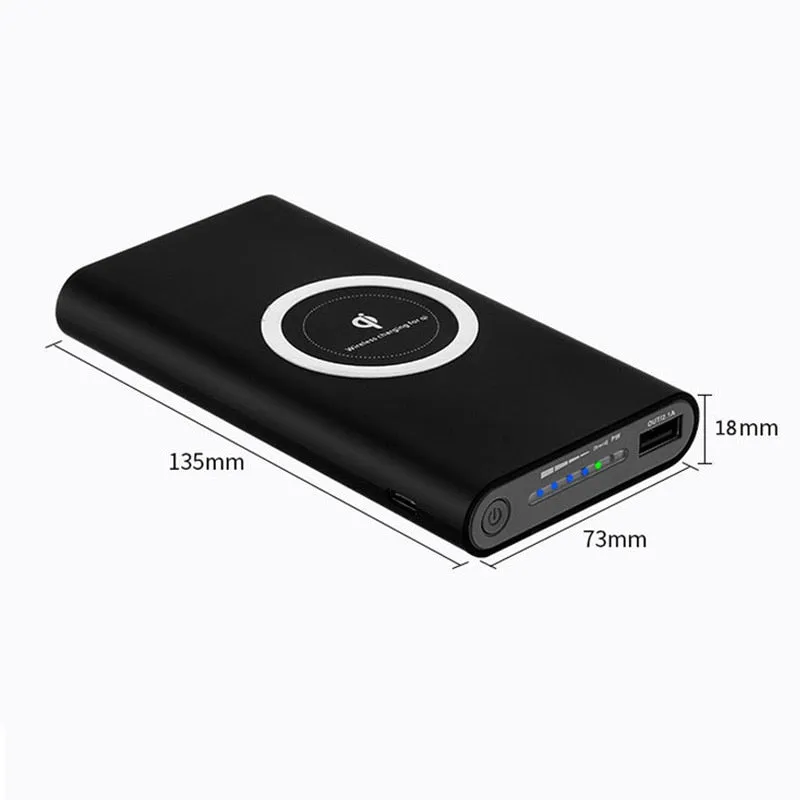 Power Bank Portable Wireless Fast Charging Portable 30000mAh Charger For iPhone Xiaomi Samsung