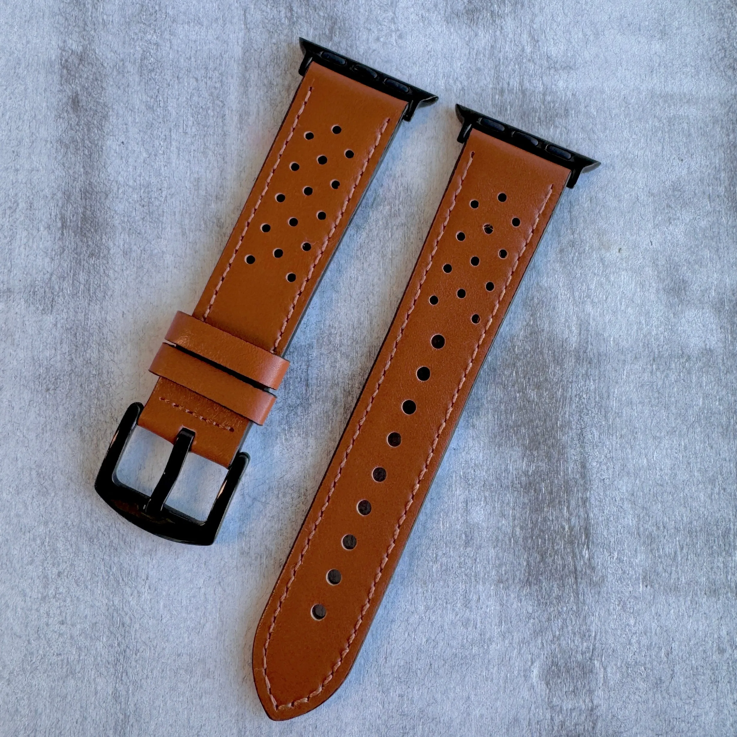 Prestige Leather Band For Apple Watch Multiple Colors Available