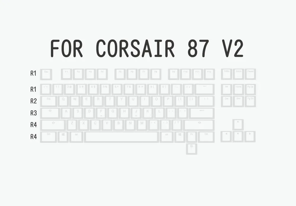 pudding V2 pbt doubleshot keycap oem backlit mechanical keyboard white gh60 poker 87 tkl 104 108 ansi iso xd64 xd68 xd84 bm60