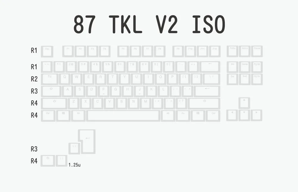 pudding V2 pbt doubleshot keycap oem backlit mechanical keyboard white gh60 poker 87 tkl 104 108 ansi iso xd64 xd68 xd84 bm60