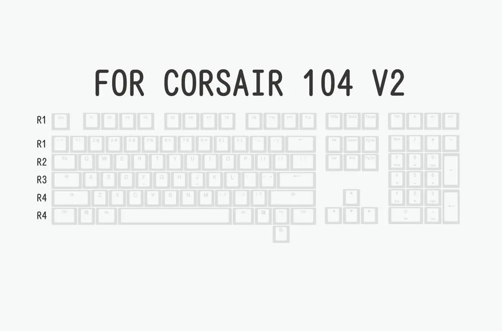 pudding V2 pbt doubleshot keycap oem backlit mechanical keyboard white gh60 poker 87 tkl 104 108 ansi iso xd64 xd68 xd84 bm60