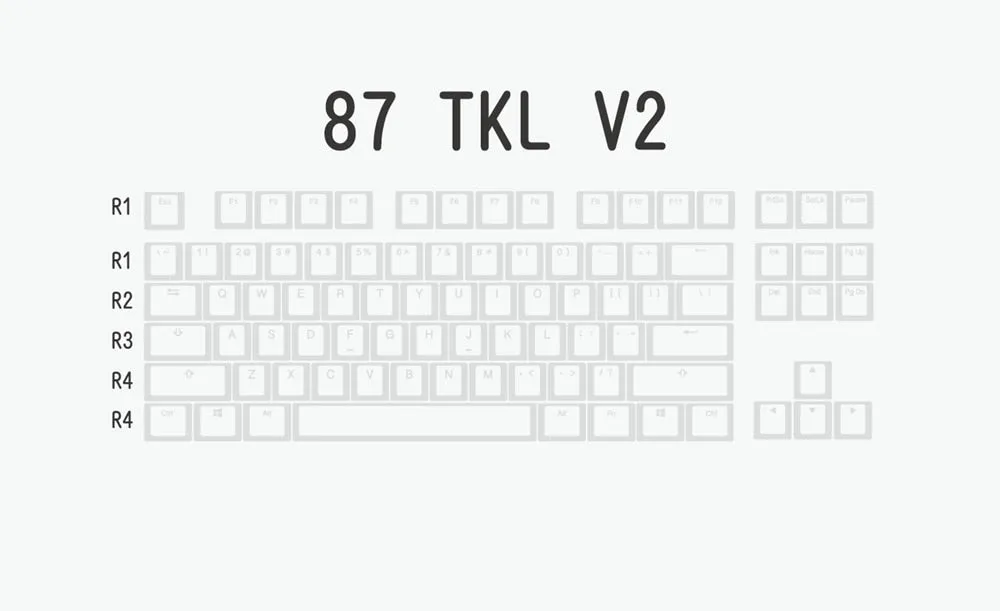 pudding V2 pbt doubleshot keycap oem backlit mechanical keyboard white gh60 poker 87 tkl 104 108 ansi iso xd64 xd68 xd84 bm60