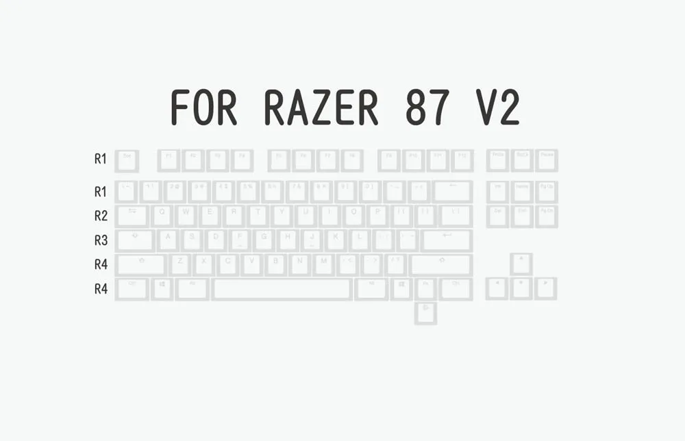 pudding V2 pbt doubleshot keycap oem backlit mechanical keyboard white gh60 poker 87 tkl 104 108 ansi iso xd64 xd68 xd84 bm60