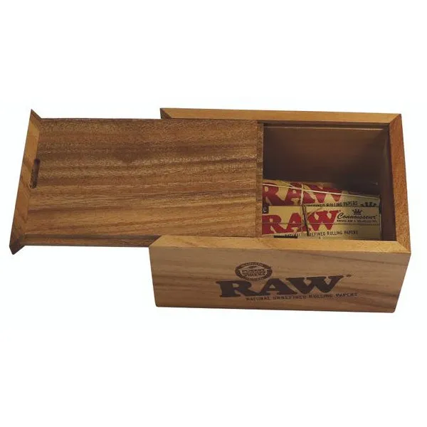 RAW - Slide Box - Acacia Wood - Large