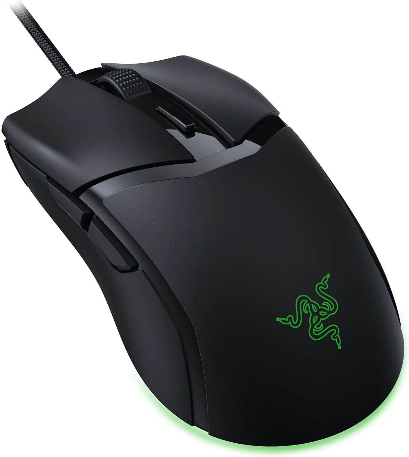 Razer Cobra Lightweight Wired Gaming Mouse, 57g, Chroma RGB Lighting, Optical Mouse Switches Gen-3, Precise Sensor Adjustments - Black